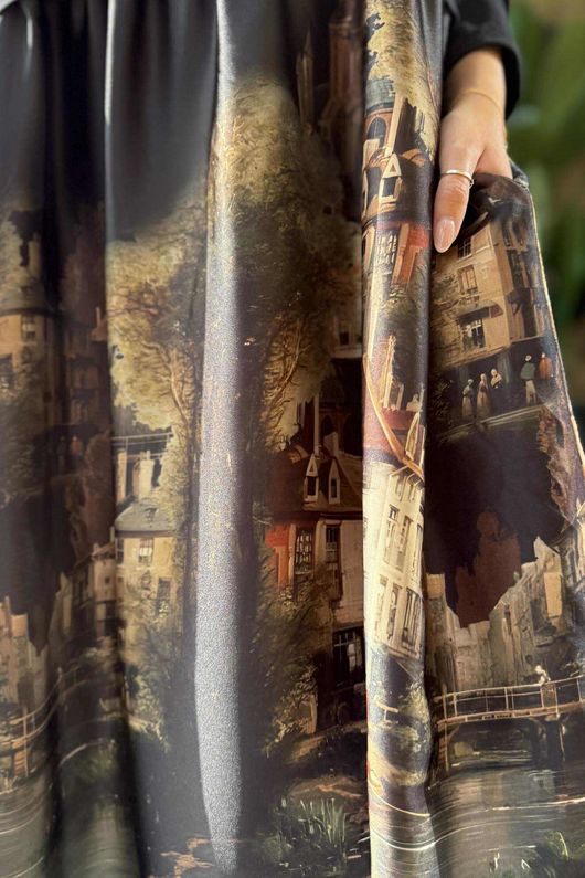 Dominian Smock Dress Tuscan